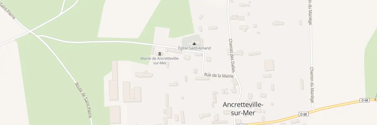 Plan du 295 Rue de la Mairie à Ancretteville-sur-Mer