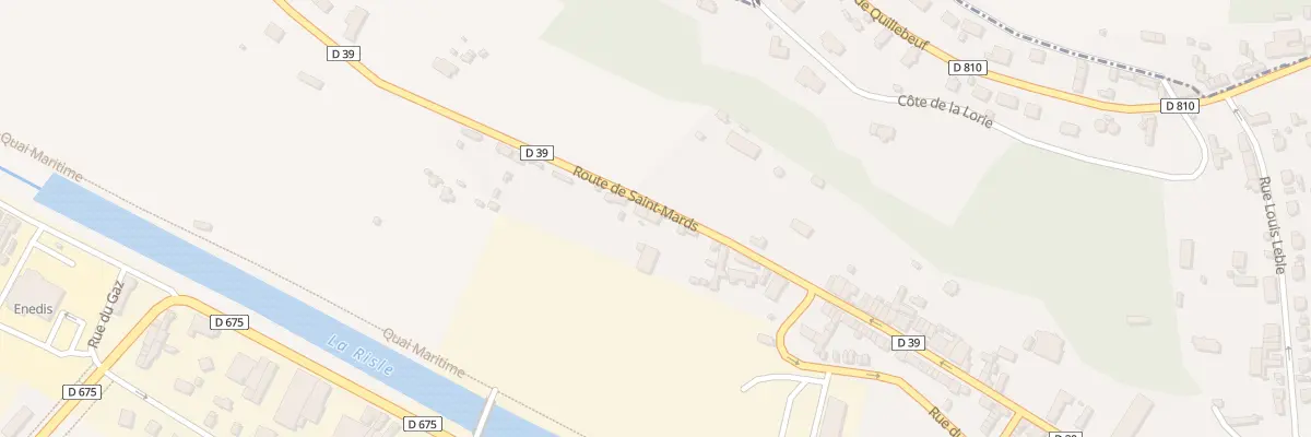 Plan du 1 Rte de Saint-Mards à Pont-Audemer