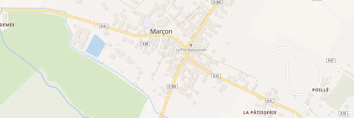 Plan du 39B Rte du Val De Loir à Marçon