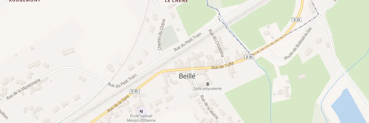 Plan du 4 Rue de la Gare à Beillé