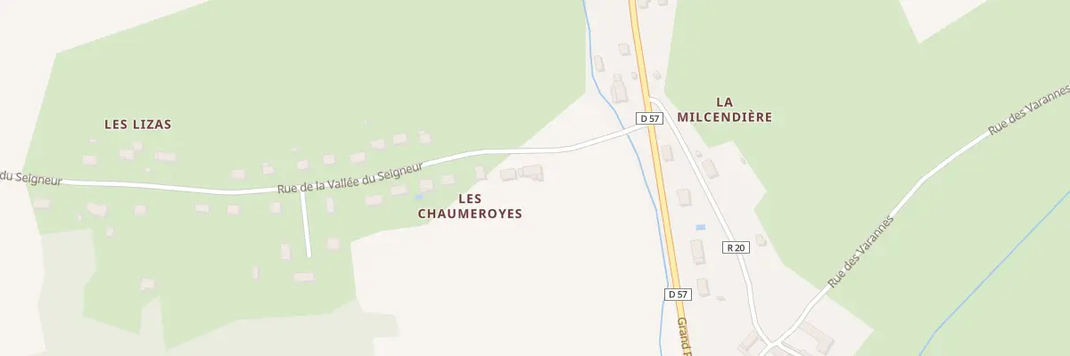 Plan du 8 Les Chaumeroyes à Neuil