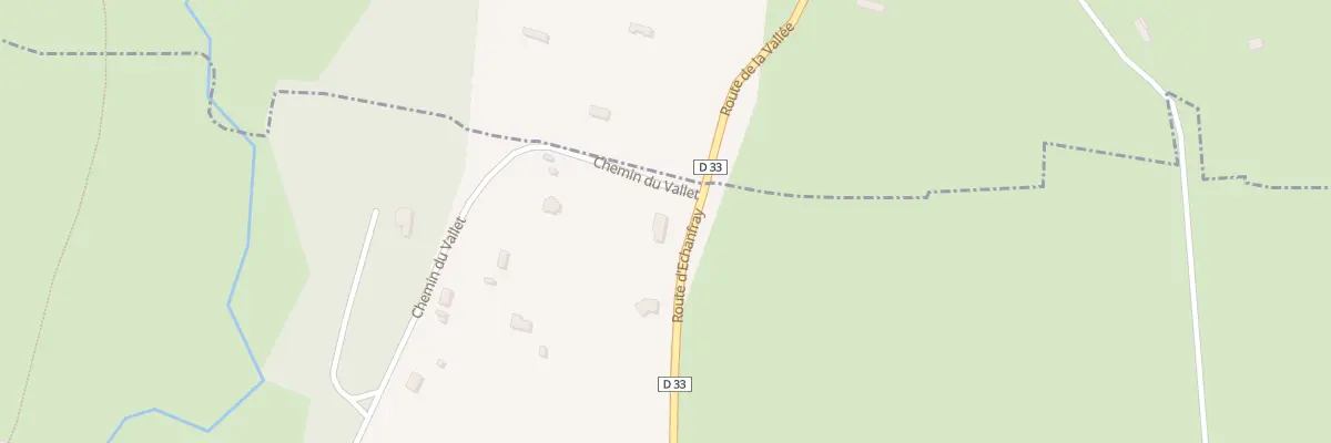 Plan du 716 Che du Vallet à Mélicourt