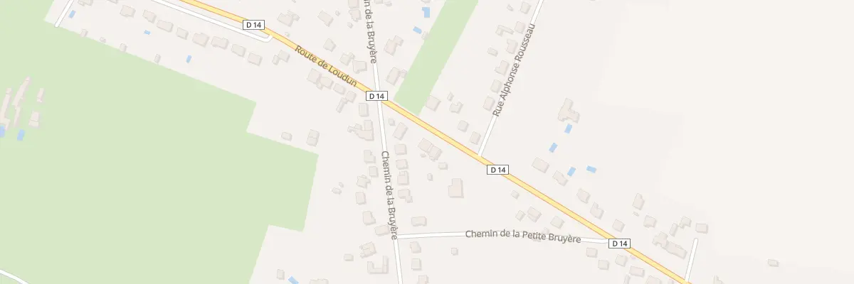 Plan du 61 Rte de Loudun à Châtellerault