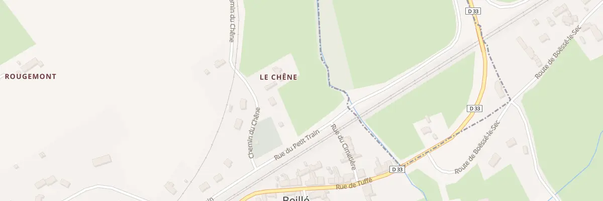 Plan du 2 Che du Chêne à Beillé
