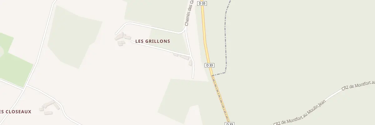 Plan du 5374 Les Grillons à Tuffé Val de la Chéronne