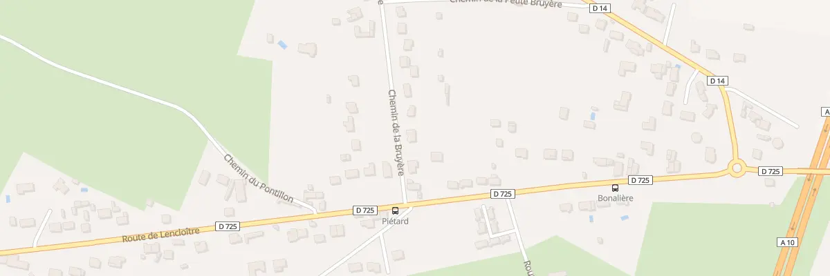 Plan du 6B Che de la Bruyère à Châtellerault