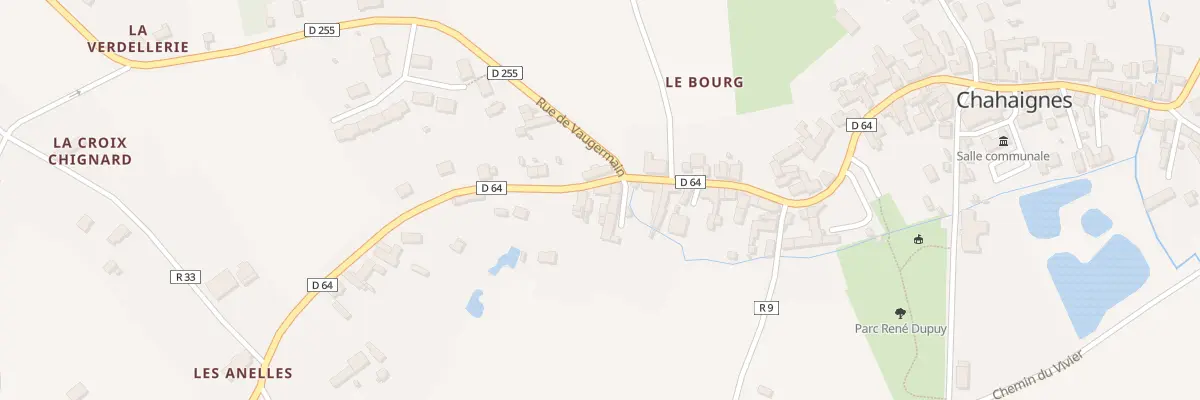 Plan du 31 Rue de la Fontaine Marot à Chahaignes