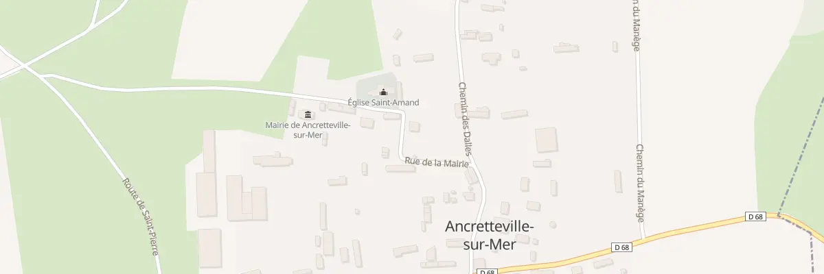Plan du 238 Rue de la Mairie à Ancretteville-sur-Mer