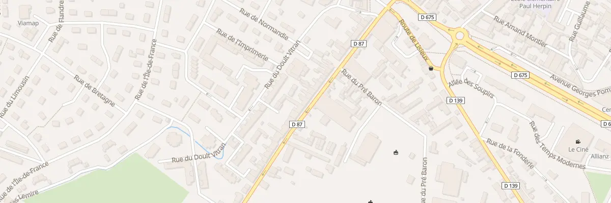 Plan du 34 Rue Jules Ferry à Pont-Audemer
