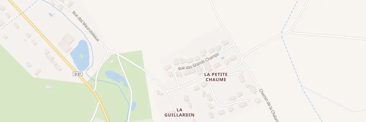 Plan du 7 Rue des Grands Champs à Villaines-les-Rochers