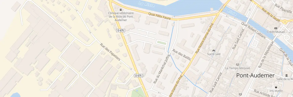 Plan du 46 Res Le Victoria A Bd Pasteur à Pont-Audemer