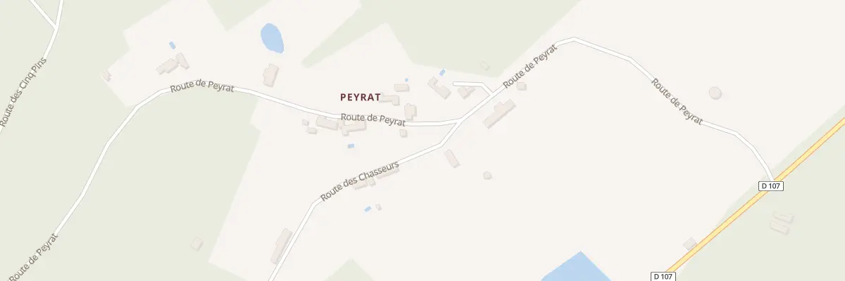 Plan du 64 Peyrat-Sud à Montagnac-la-Crempse