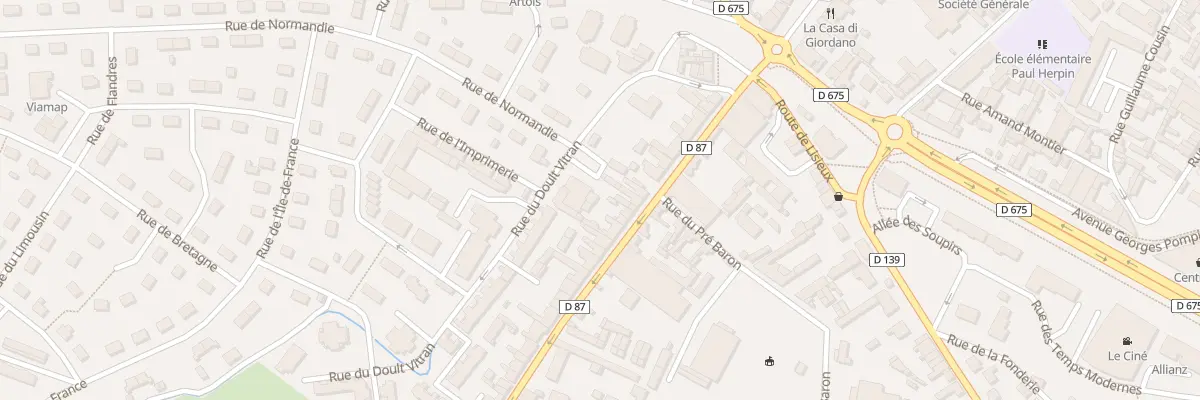 Plan du 26 Rue Jules Ferry à Pont-Audemer