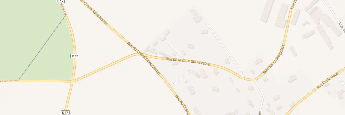 Plan du 10 Rue de la Cour Souveraine à Thiétreville