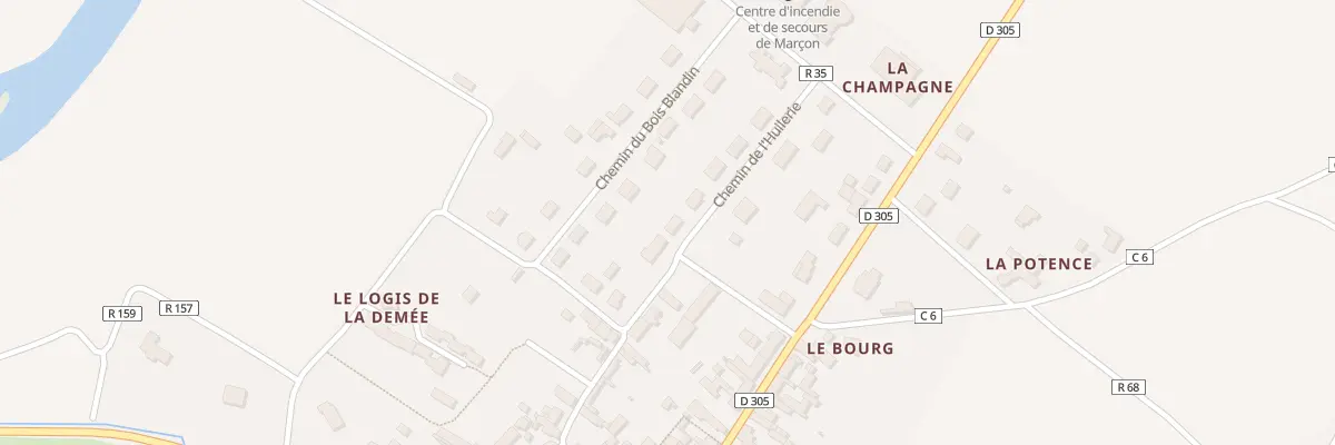 Plan du 1 Che de L Huilerie à Marçon