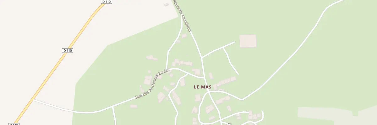 Plan du 2 Rue des Anciennes Ecoles à Mazerolles