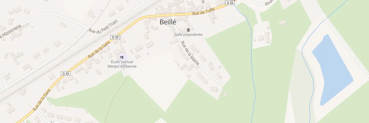 Plan du 14 Rue de la Mairie à Beillé
