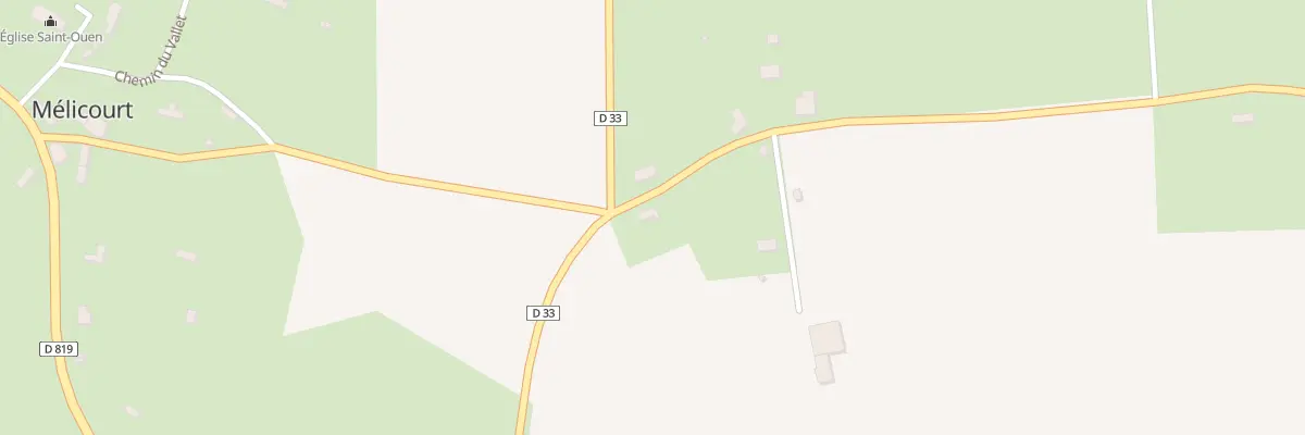 Plan du 10 Rte de la Fosse Poulain à Mélicourt