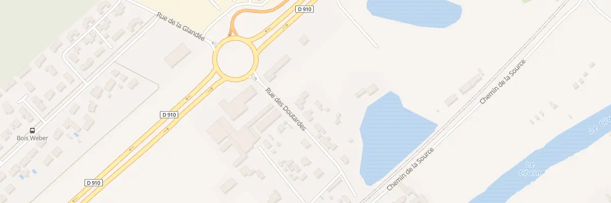 Plan du 3 Rue des Doutardes à Naintré
