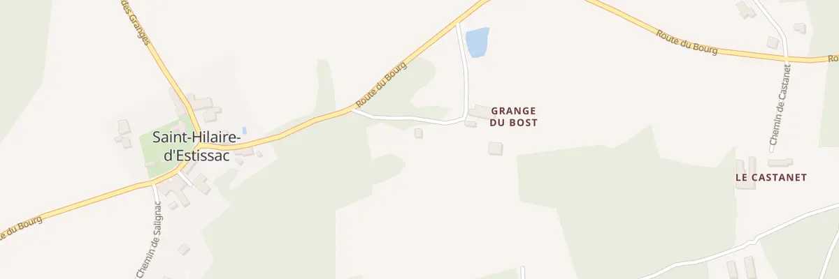 Plan du 7 Grange du Bost à Saint-Hilaire-d’Estissac