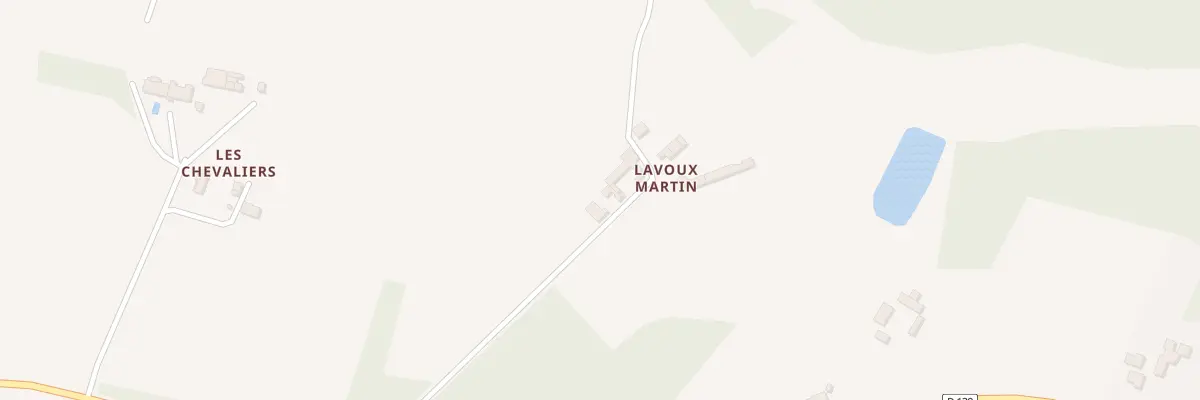 Plan du 3 Lavoux Martin à Lavoux