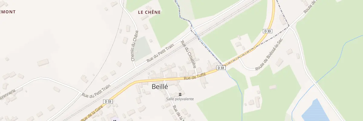 Plan du 17 Rue de Tuffe à Beillé