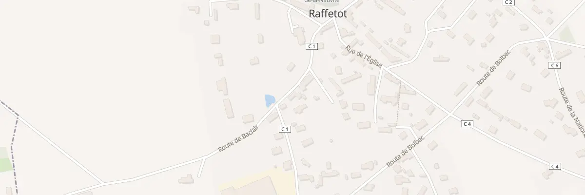 Plan du 210 Rue de la Mairie à Raffetot