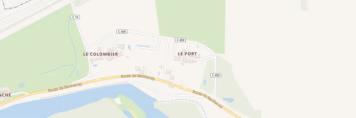 Plan du 331 Le Port à Villandry