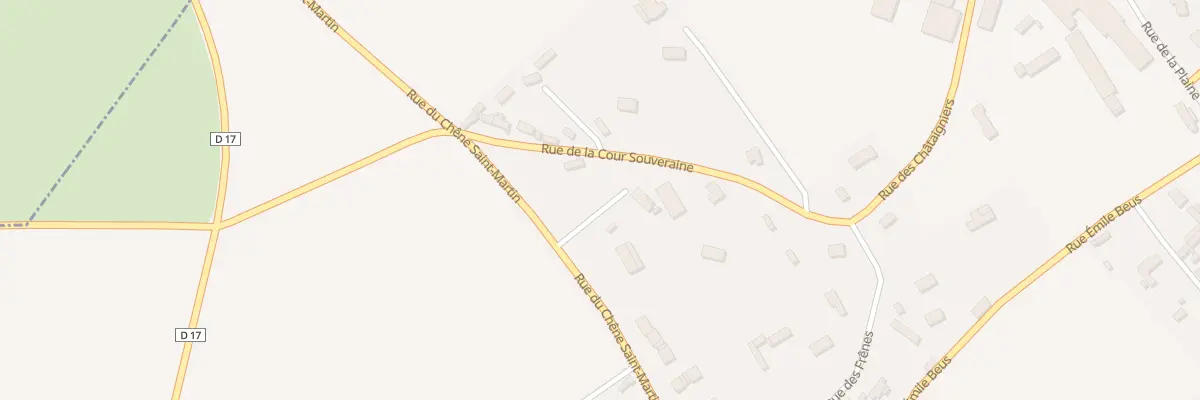 Plan du 5 Rue de la Cour Souveraine à Thiétreville