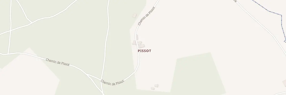 Plan du 28A Pissot à Vallereuil