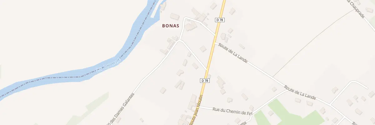 Plan du 540 Baunac Sud à Tocane-Saint-Apre
