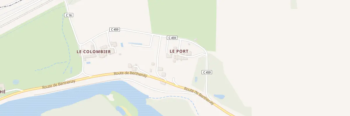 Plan du 330 Le Port à Villandry