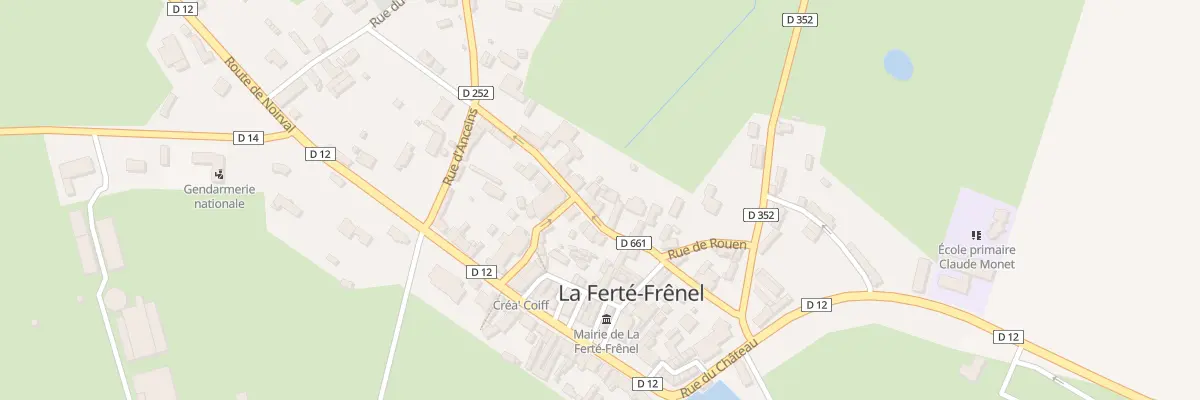 Plan du 12 Rue des Ferrons à La Ferté-en-Ouche