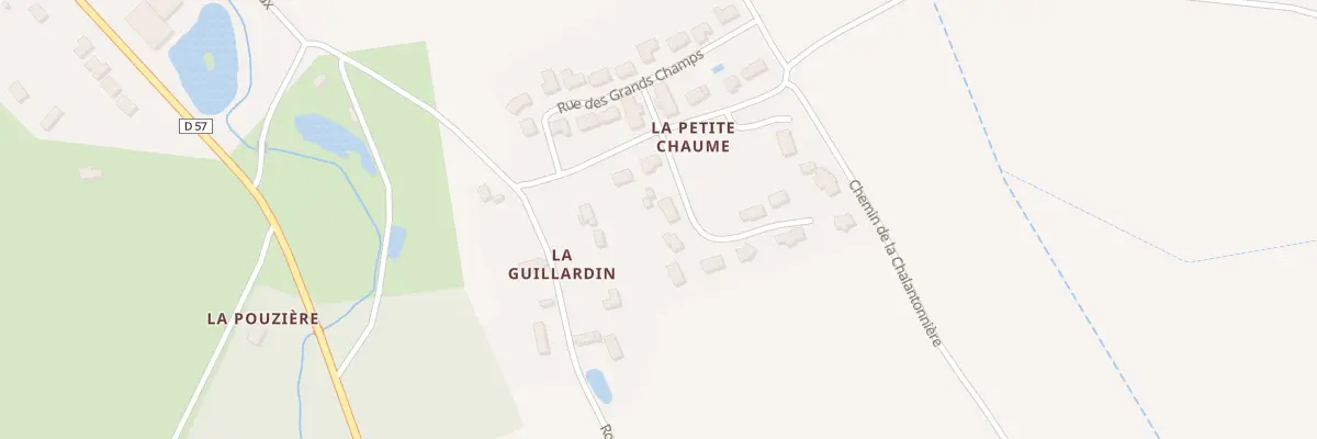 Plan du 1 Rue du Clos de Petite Chaume à Villaines-les-Rochers