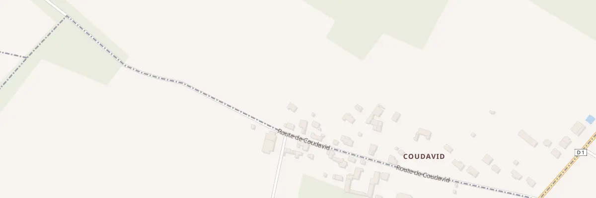 Plan du 42 Rte de Coudavid à Lavoux