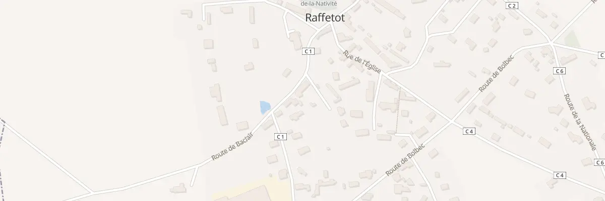 Plan du 230 Rue de la Mairie à Raffetot
