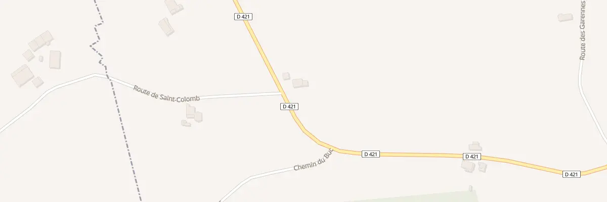 Plan du 2986 Rte de Champagne à Sérignac-Péboudou