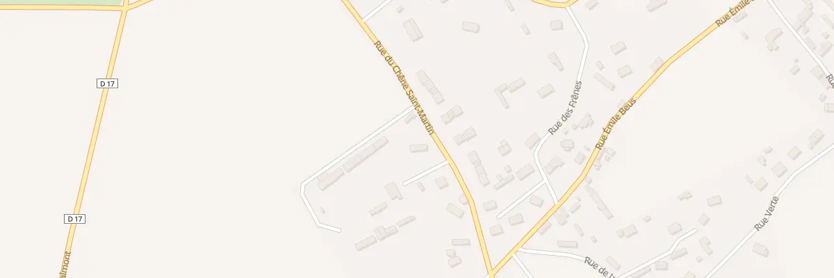 Plan du 17 Rue du Chêne Saint Martin à Thiétreville