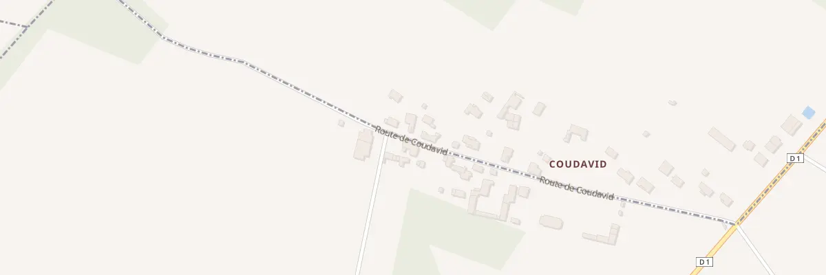 Plan du 38 Rte de Coudavid à Lavoux
