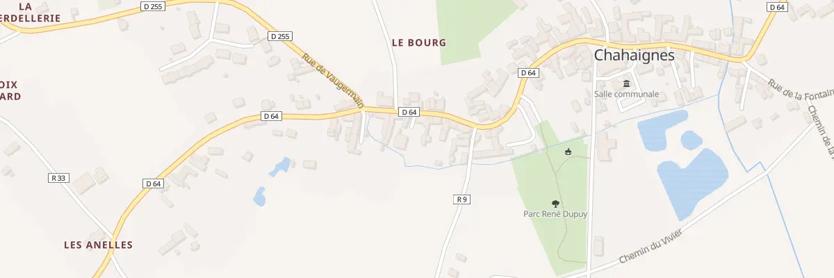 Plan du 23 Rue de la Fontaine Marot à Chahaignes