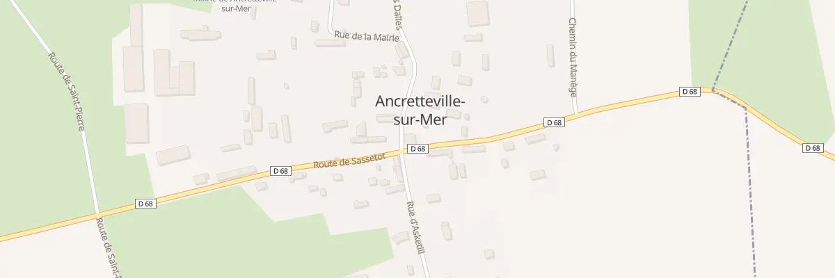 Plan du 1045 Rte de Sassetot à Ancretteville-sur-Mer