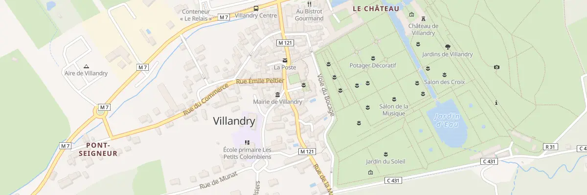 Plan du 13 Rue de la Mairie à Villandry