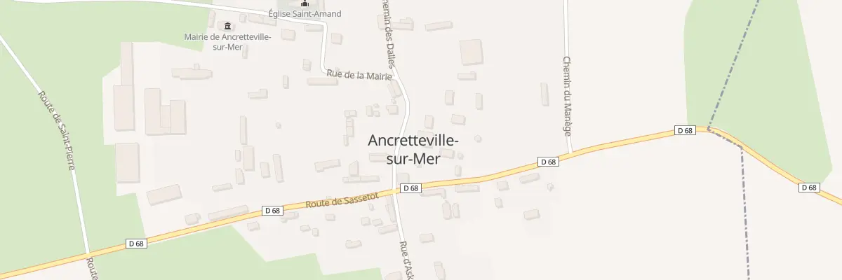Plan du 60 Rue de la Mairie à Ancretteville-sur-Mer