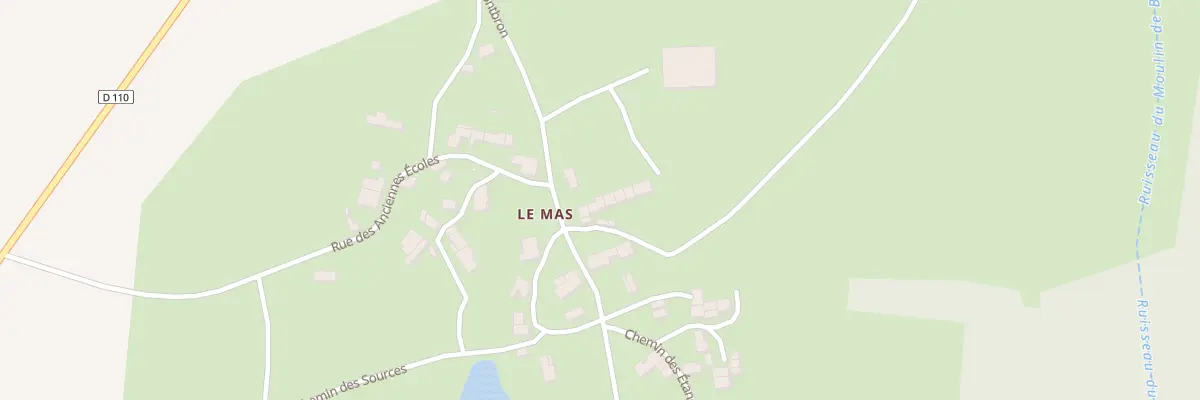 Plan du 2 Imp de l’Ancienne Mairie à Mazerolles