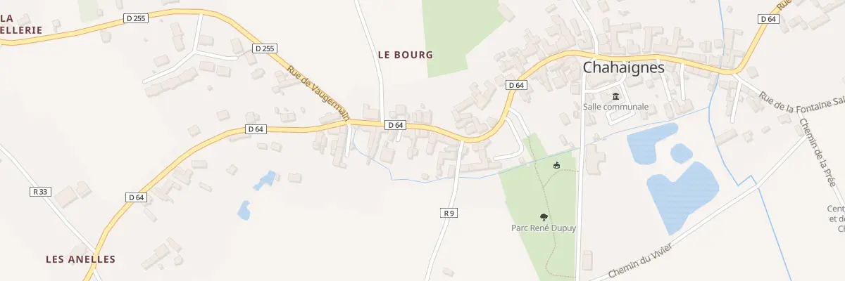 Plan du 21 Rue de la Fontaine Marot à Chahaignes