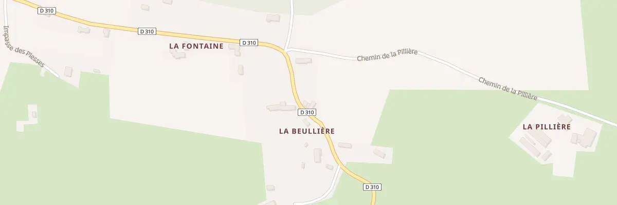 Plan du 32 Rte de Chêne Galon à Bellavilliers
