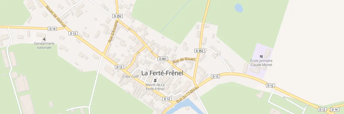 Plan du 4 Rue des Ferrons à La Ferté-en-Ouche