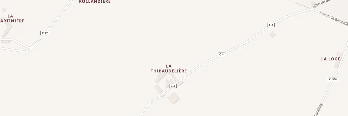 Plan du 5 La Thibaudeliere à Saint-Épain