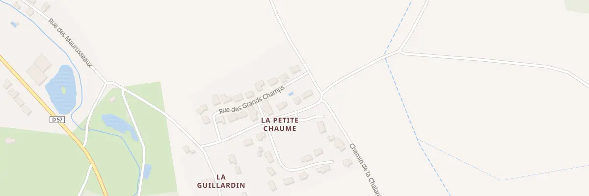 Plan du 4 Rue de la Petite Chaume à Villaines-les-Rochers