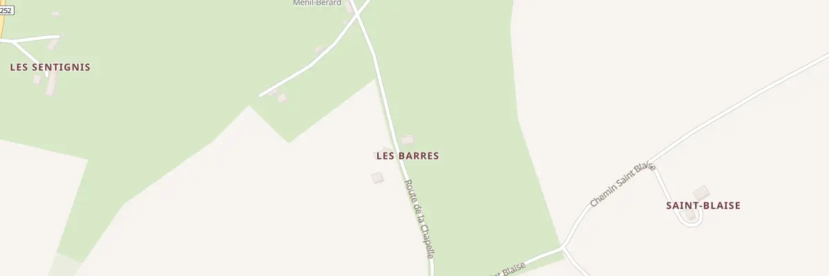 Plan du 22A Le Montier au Ménil-Bérard